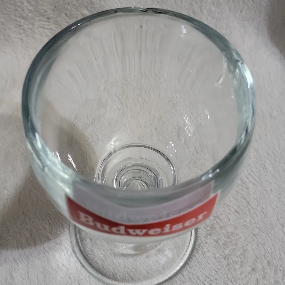 Budweiser Beer goblet